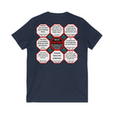 It is easier to build strong children than to repair broken men. -  Frederick Douglass  1818 - 1895  ...2.3 of 52 Teams of 8:  Unisex Jersey Short Sleeve V-Neck Tee