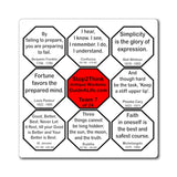 MagneticWisdom Team 7 of 24 - Stop2Think Magnetic Rival Wisdoms GuideALife.com