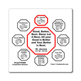 Good, Better, Best. Never Let it Rest, till your Good is Better and Your Better is Best.  -  St. Jerome  347 AD - 420 AD - Magnetic Wisdoms