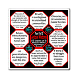 Team 10 of 52 Antique Magnetic Wisdoms Stick Around