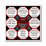 Team 9 of 52 Antique Magnetic Wisdoms Stick Around