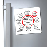 If you want to lift yourself up, lift up someone else.  -  Booker T. Washington  1856 - 1915 - Magnetic Wisdoms