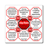 Team 18 of 52 Antique Magnetic Wisdoms Stick Around