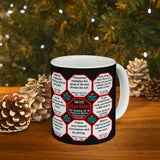 Team 3 of 52 teams that Make Humanity Great!  ...Drink Wisely in Mug Wisdoms  Ceramic 11oz cup