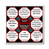 Team 30 of 52 Antique Magnetic Wisdoms Stick Around