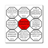 Team 6 of 24 - Stop2Think Magnetic Rival Wisdoms GuideALife.com