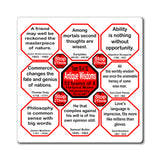 Team 18 of 52 Antique Magnetic Wisdoms Stick Around