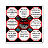 Team 24 of 52 Antique Magnetic Wisdoms Stick Around