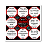 Team 33 of 52 Antique Magnetic Wisdoms Stick Around