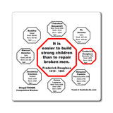 It is easier to build strong children than to repair broken men. -  Frederick Douglass  1818 - 1895 - Magnetic Wisdoms