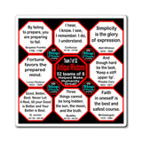 Team 7 of 52 Antique Magnetic Wisdoms Stick Around