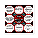 Team 8 of 52 Antique Magnetic Wisdoms Stick Around