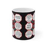 Team 4 of 52 teams that Make Humanity Great!  ...Drink Wisely in Mug Wisdoms  Ceramic 11oz cup