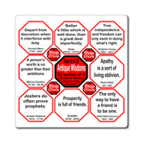 Team 20 of 52 Antique Magnetic Wisdoms Stick Around