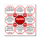 Team 21 of 52 Antique Magnetic Wisdoms Stick Around