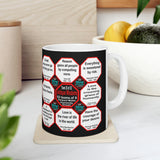 Team 25 of 52 teams that Make Humanity Great!  ...Drink Wisely in Mug Wisdoms  Ceramic 11oz cup