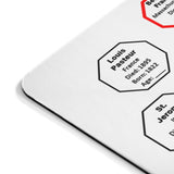 By failing to prepare, you are preparing to fail.  -  Benjamin Franklin 1706 - 1790  -  Pretty Witty Mousepads Stop2Think