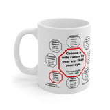 Choose a wife rather by your ear than your eye.  -  Thomas Fuller  1608 - 1661 - Drink Wisely in MugWisdom - Ceramic  11oz cup