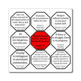 MagneticWisdom Team 10 of 24 - Black Quotes Matter - Stop2Think Magnetic Rival Wisdoms GuidaLife.com