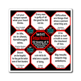 Team 33 of 52 Antique Magnetic Wisdoms Stick Around