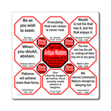 Team 17 of 52 Antique Magnetic Wisdoms Stick Around