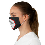 Give me your tired, your poor, your huddled masses yearning to breathe free.  -  Emma Lazarus  1849 - 1887  - B4Uspeak Make a Statement Fabric Face Mask blk