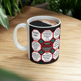 Team 28 of 52 teams that Make Humanity Great!  ...Drink Wisely in Mug Wisdoms  Ceramic 11oz cup
