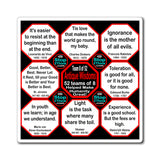 Team 8 of 52 Antique Magnetic Wisdoms Stick Around