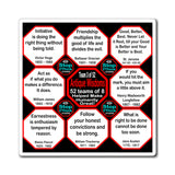 Team 3 of 52 Antique Magnetic Wisdoms Stick Around