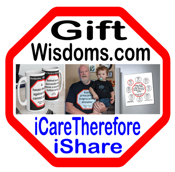 Gift Wisdoms with Mugs, Magnets, WiseMicePads and more... Free Easy Wisdom Quizzes Sponsor