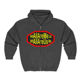 WeAllAreMe.us Zip Hoodie — Bold Retro Logo Full-Zip Sweatshirt