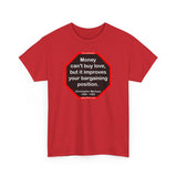 Money can't buy love, but it improves your bargaining position.  -  Christopher Marlowe  1564 - 1593