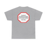 A person should be upright, not be kept upright.  -  Marcus Aurelius  121 AD - 180 AD - blkshrt - s2t