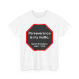 S2TBQM- Perseverance is my motto. - Sarah Breedlove  1867 - 1919