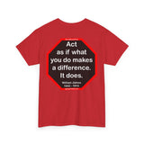 S2T- Act as if what you do makes a difference. It does.  -  William James  1842 - 1910