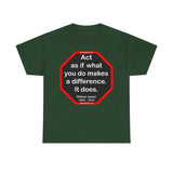 S2T- Act as if what you do makes a difference. It does.  -  William James  1842 - 1910