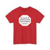 s2t- An ounce of action is worth a ton of theory.  -  Ralph Waldo Emerson  1803 - 1882 - blkshrt