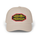 WeAllAreMe.Us and WeAllAreUs.Me - Classic Dad Cap with Motivational Quote, Adjustable Cotton Hat, Casual Everyday Style, Gift for Fathers, Birthdays, Holidays