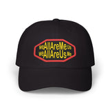 WeAllAreMe.Us and WeAllAreUs.Me - Classic Dad Cap with Motivational Quote, Adjustable Cotton Hat, Casual Everyday Style, Gift for Fathers, Birthdays, Holidays