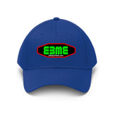 E3ME@Stop2Think.com (Green) Encourages, Educates and Entertains with Motivational Education!  Unisex Twill Hat