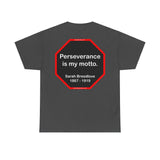 S2TBQM- Perseverance is my motto. - Sarah Breedlove  1867 - 1919