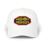 WeAllAreMe.Us and WeAllAreUs.Me - Classic Dad Cap with Motivational Quote, Adjustable Cotton Hat, Casual Everyday Style, Gift for Fathers, Birthdays, Holidays