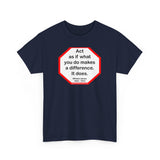 S2T- Act as if what you do makes a difference. It does.  -  William James  1842 - 1910 - blkshrt