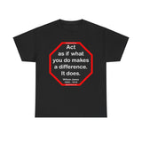 S2T- Act as if what you do makes a difference. It does.  -  William James  1842 - 1910