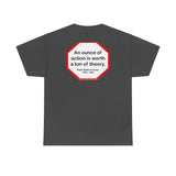 s2t- An ounce of action is worth a ton of theory.  -  Ralph Waldo Emerson  1803 - 1882 - blkshrt