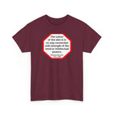 S2TBQM- The color of the skin is in no way connected with strength of the mind or intellectual powers.   -   Benjamin Banneker  1731 - 1806 - blk shrt