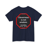 Cleverness is not wisdom.  -  Euripides  480 BC – 406 BC