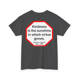 S2T- Kindness is the sunshine in which virtue grows.  -  Robert G. Ingersoll  1857 - 1899