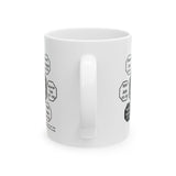 MW-10.6- The color of the skin is in no way connected with strength of the mind or intellectual powers.   -   Benjamin Banneker  1731 - 1806 - MugWisdom Ceramic  11oz