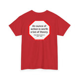 s2t- An ounce of action is worth a ton of theory.  -  Ralph Waldo Emerson  1803 - 1882 - blkshrt